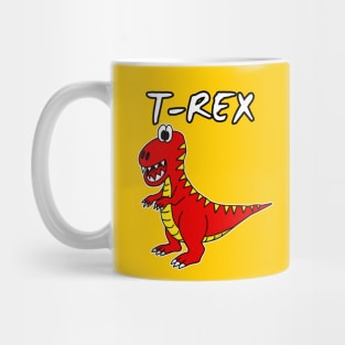 Doodle Tyrannosaurus Rex T-Rex Dinosaur Jurassic Kids Funny Mug